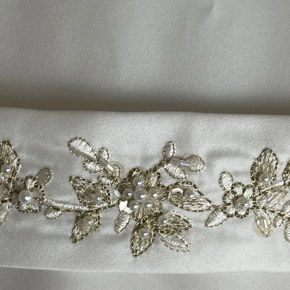 Jellybean Miami Girls New White Lace Communion Flower‎ Girl Dress Plus Size 12.5